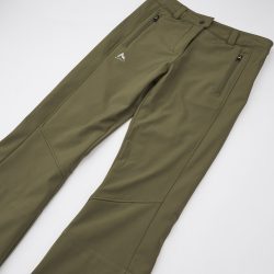 McKinley Selena Softshell Skibukser til Damer i olivengrøn set fra en vinkel