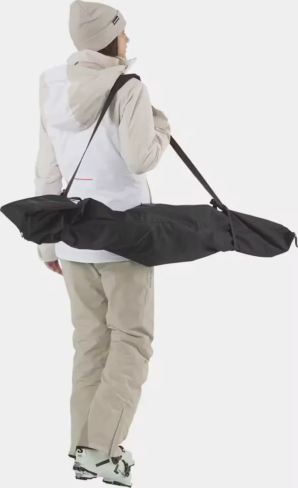 Sort Salomon Original skitaske til ét par ski med justerbar længde fra 160 til 210 cm