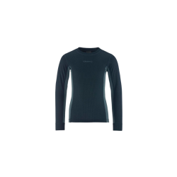 Mørkeblå langærmet Craft baselayer-trøje til børn
