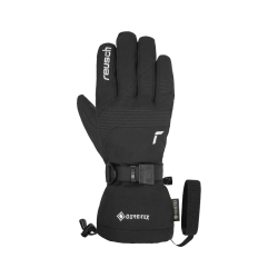 Sort Reusch skihandske med GORE-TEX og justerbar håndledsrem