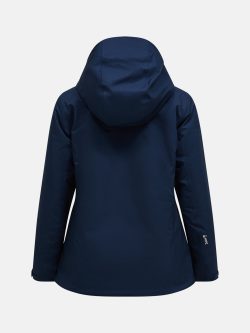 Peak Performance Anima Insulated Jacket Blue Shadow skijakke dame