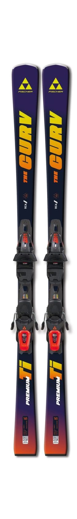 Fischer The Curv Premium TI carving ski med Titanium og RC4