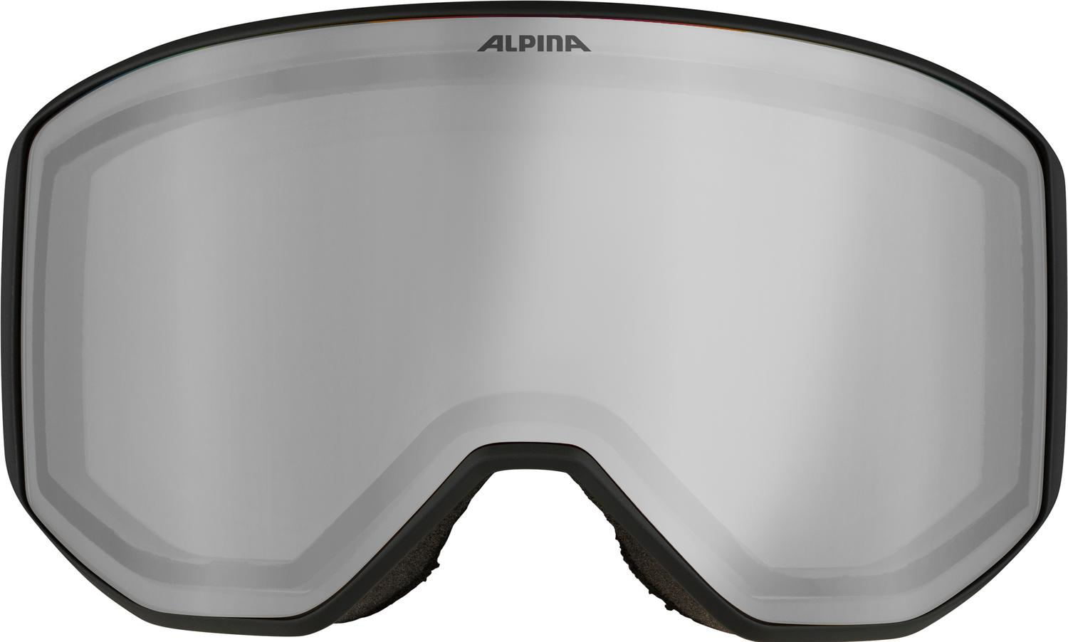Alpina Venet Litoff Q-Lite S2 skibrille black yellow med kontrastlinse