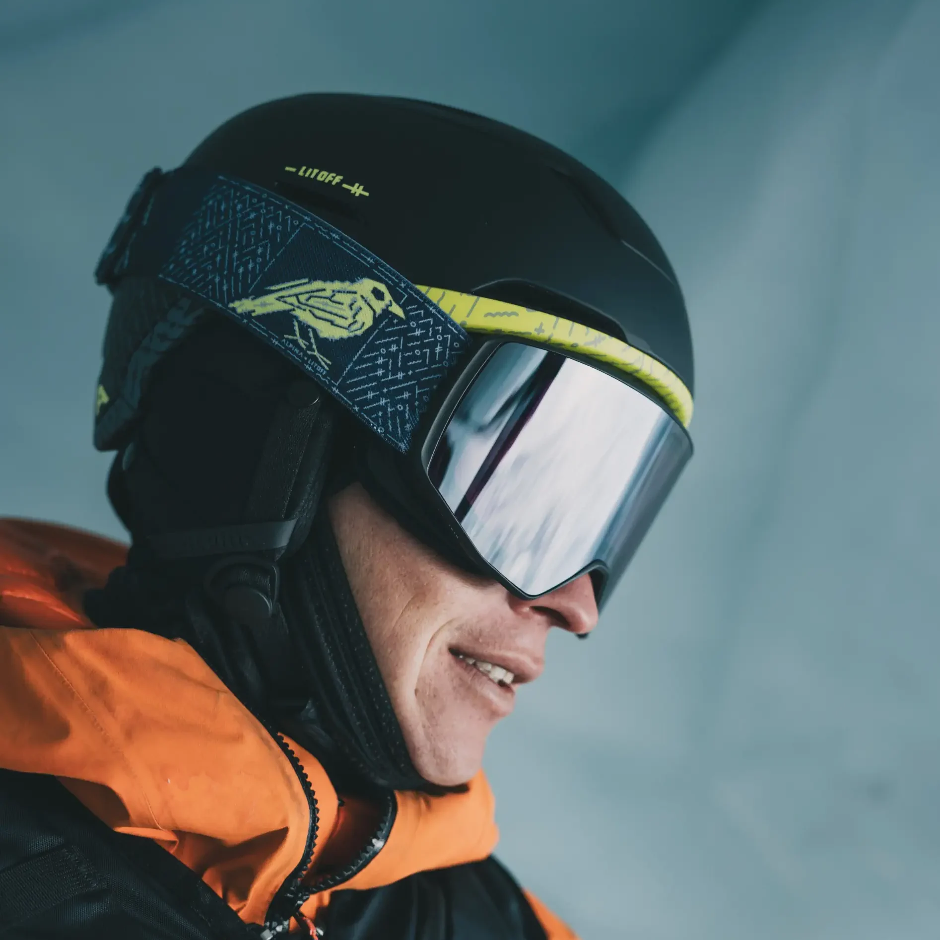 Alpina Venet Litoff Q-Lite S2 skibrille black yellow med kontrastlinse