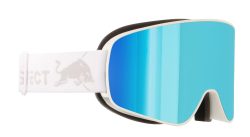 Red Bull SPECT RUSH-15 BL3 White skibrille med Blue Mirror S3 linse