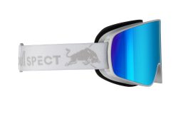 Red Bull SPECT RUSH-15 BL3 White skibrille med Blue Mirror S3 linse