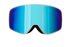 Red Bull SPECT RUSH-15 BL3 White skibrille med Blue Mirror S3 linse