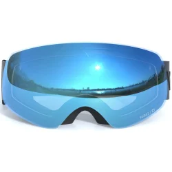 Whistler Sorlin Topaz Jr. Spherical skibrille Black med Swiss Blue S3-linse