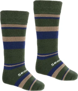 Seger Kids Stripe skistrømper børn 80 procent uld