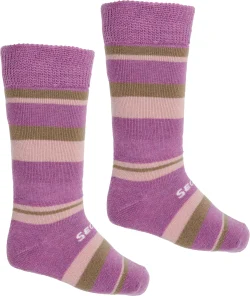 Seger Kids Stripe skistrømper børn 80 procent uld