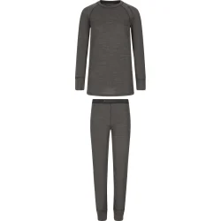 Whistler Farsund Jr Wool Baselayer Set skiundertøj børn