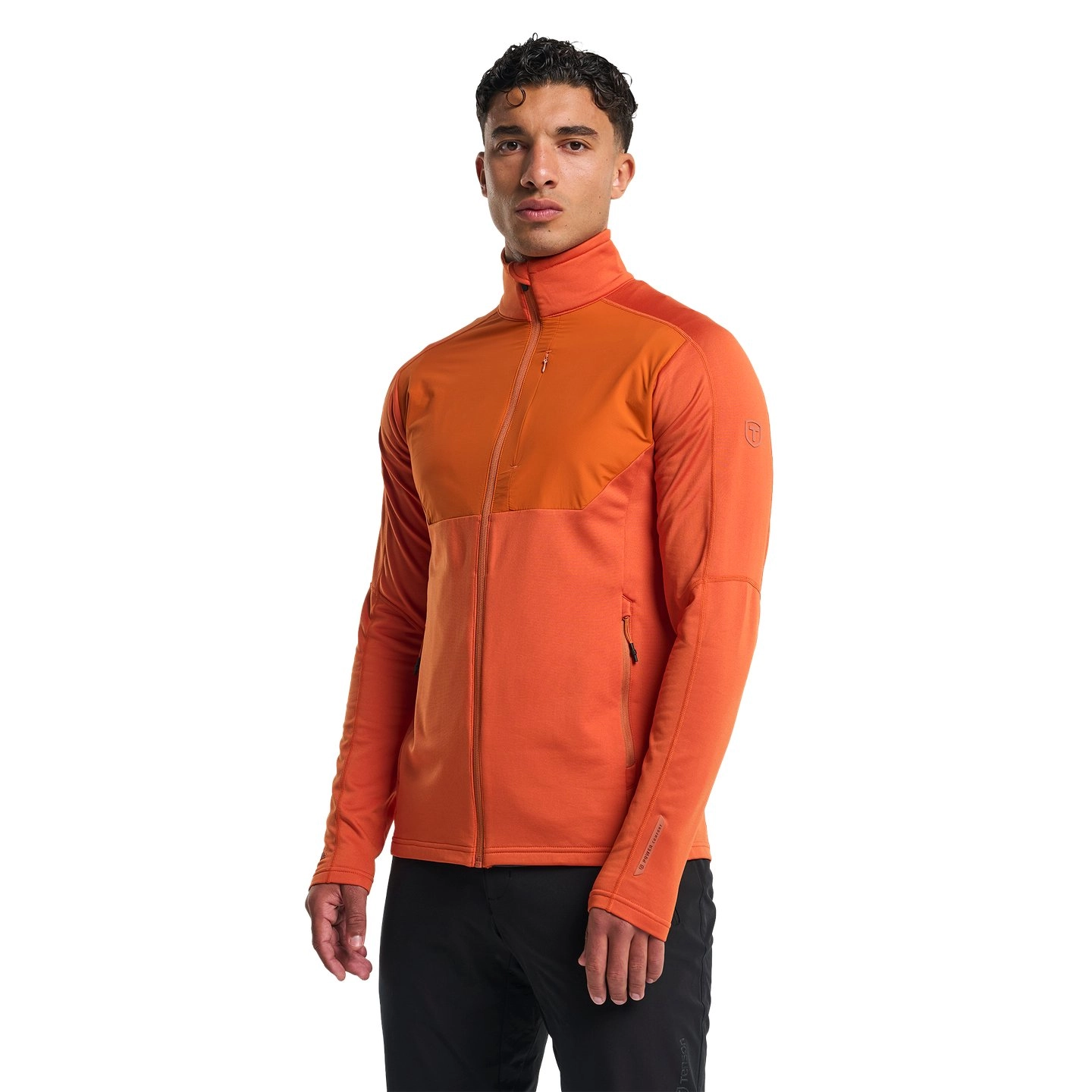 Tenson TXlite Windblock Hybrid Zip M - Midlayer Herre - Billede 5