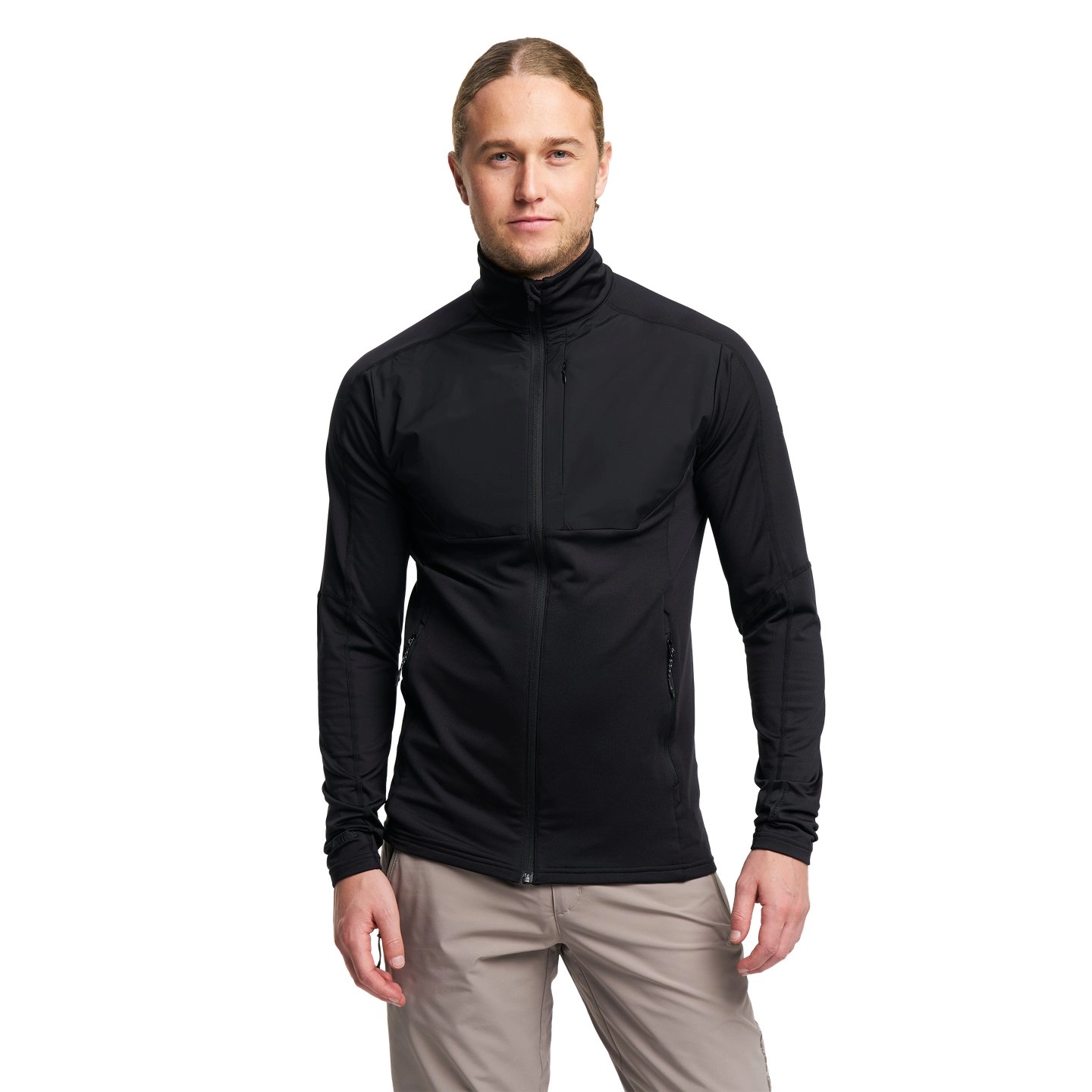 Tenson TXlite Windblock Hybrid Zip M - Midlayer Herre