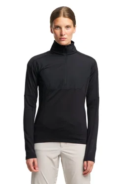 Tenson TXlite Windblock Hybrid Half Zip - Midlayer Dame