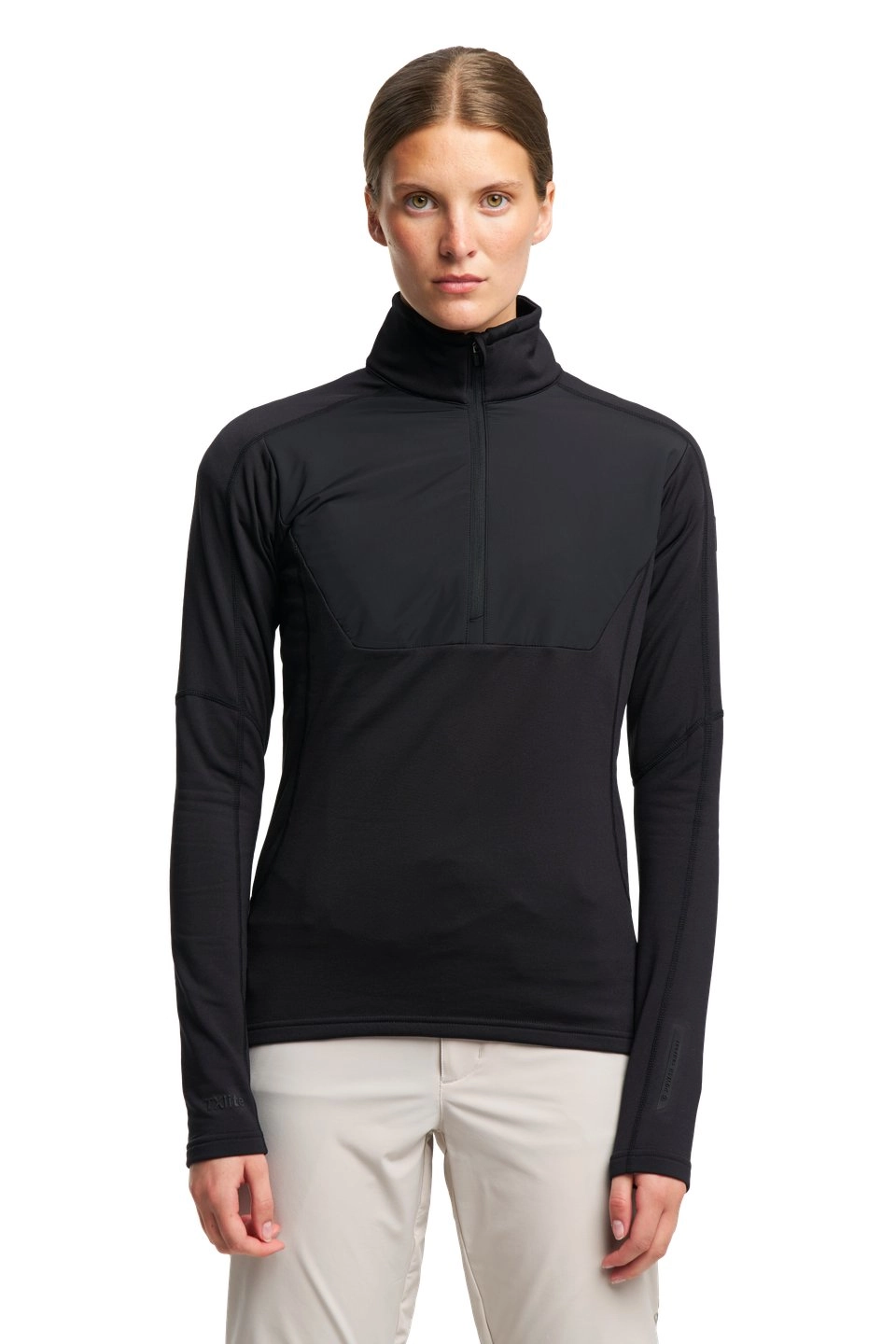 Tenson TXlite Windblock Hybrid Half Zip - Midlayer Dame