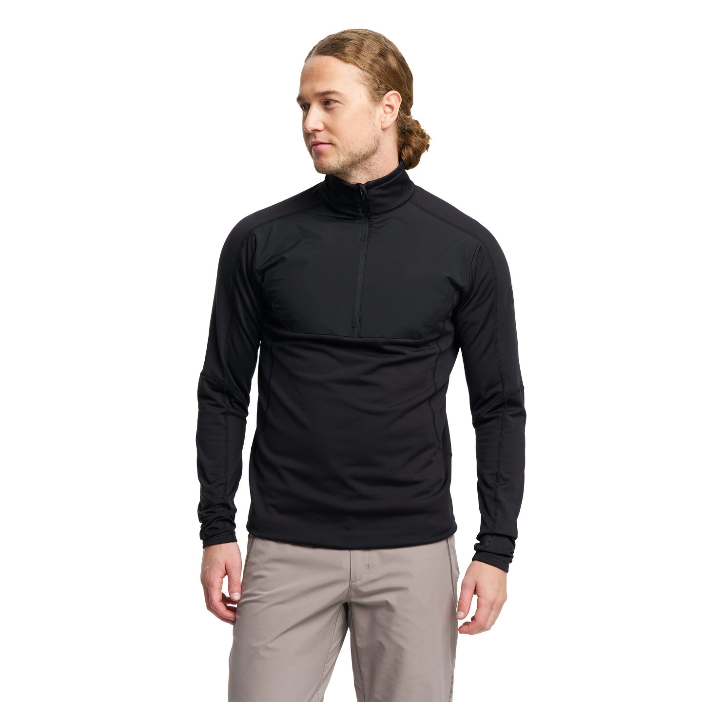 Tenson TXlite Windblock Hybrid Half Zip - Midlayer Herre