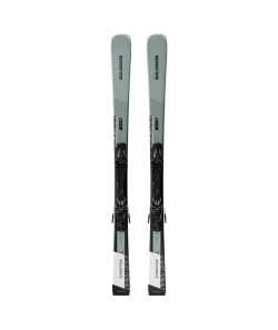 Salomon E S/MAX 4 XT carvingski med M10 GW L80-bindinger i sort og hvid