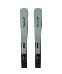 Salomon E S/MAX 4 XT carvingski med M10 GW L80-bindinger i sort og hvid