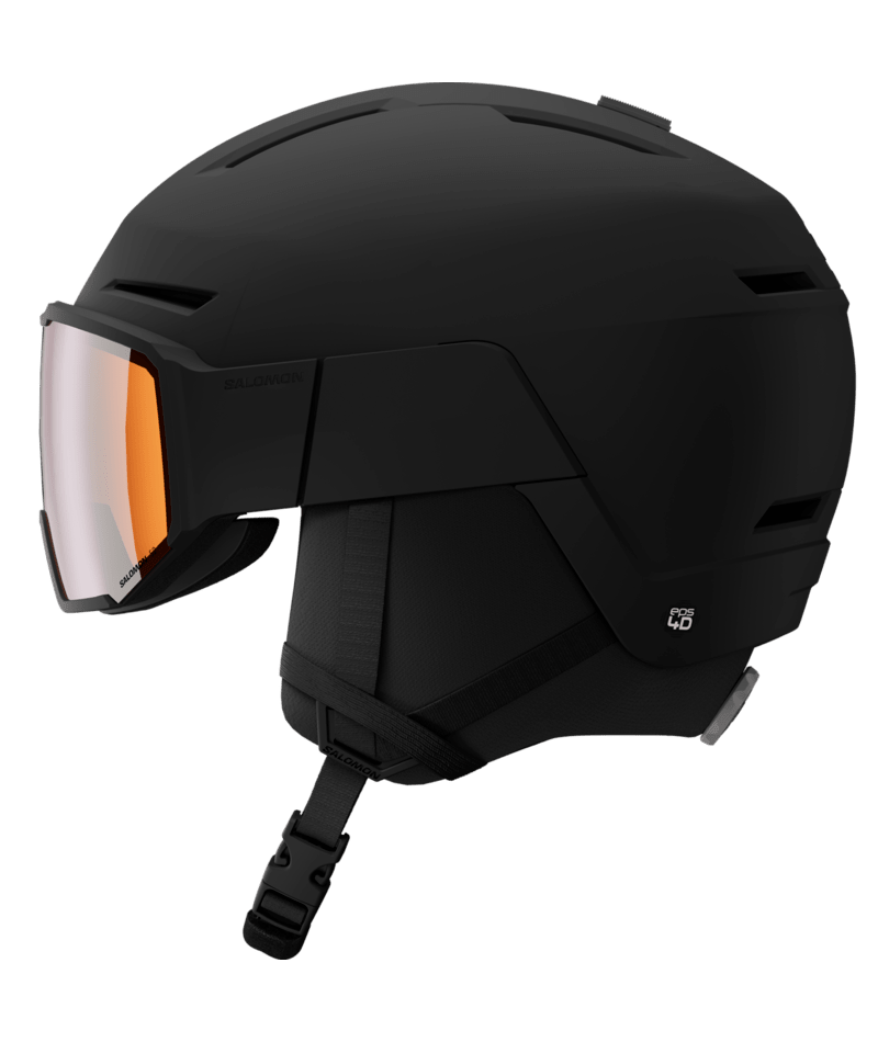 Salomon Oren XT sort skihjelm med integreret SIGMA-visir