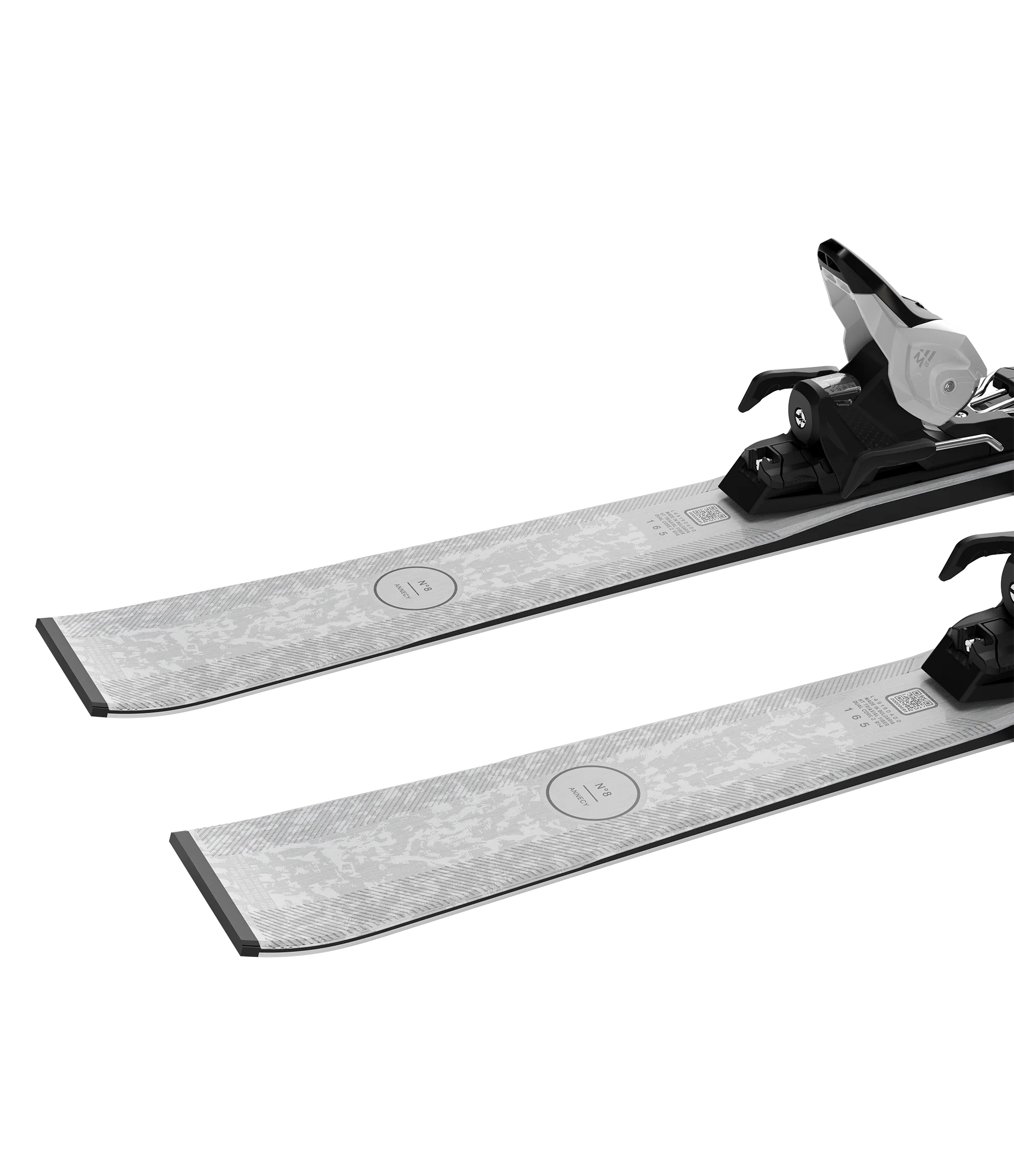 Salomon E S/MAX N°8 Silver carvingski med M10 GW-bindinger