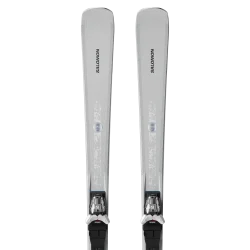 Salomon E S/MAX N°8 Silver carvingski med M10 GW-bindinger