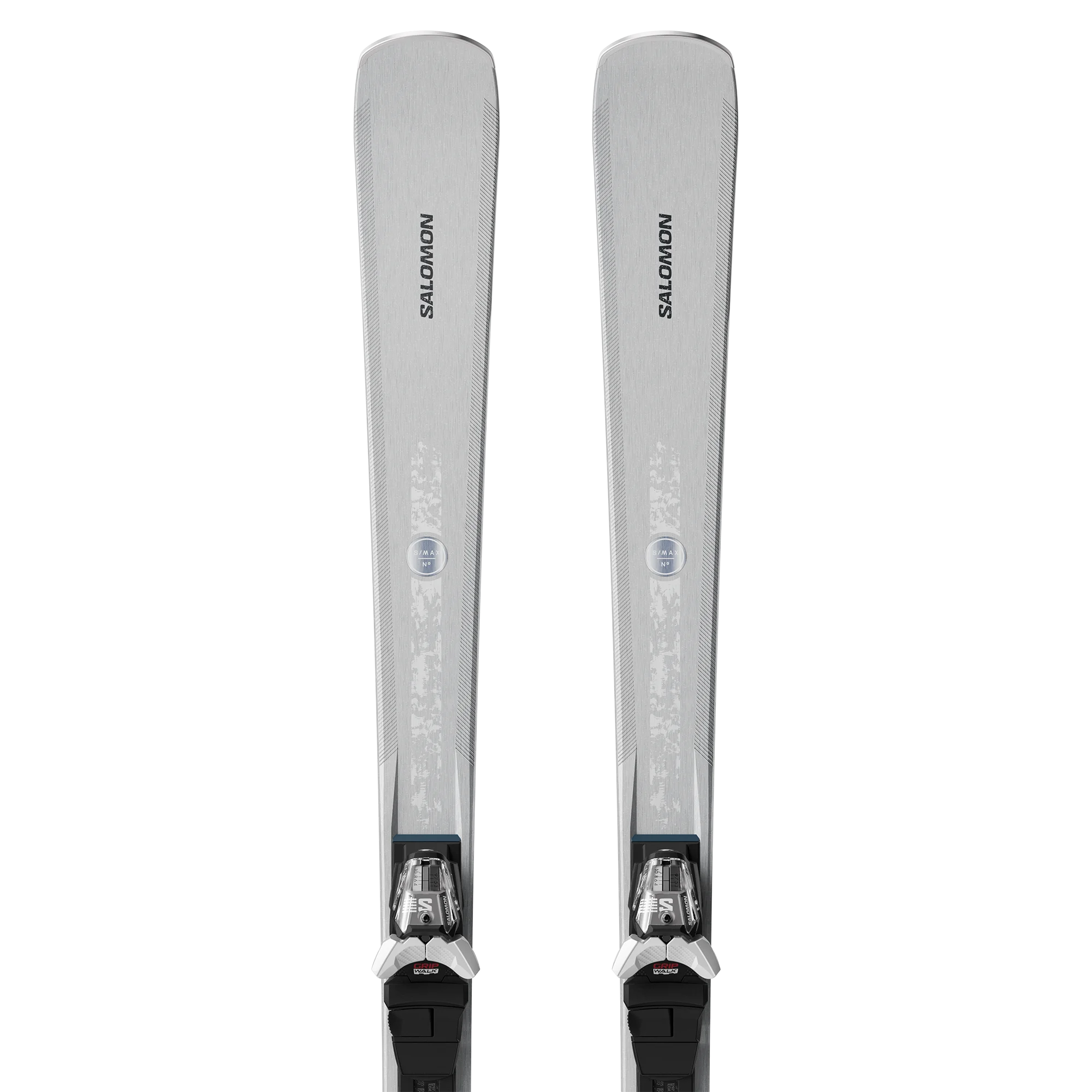 Salomon E S/MAX N°8 Silver carvingski med M10 GW-bindinger