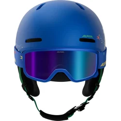Alpina ZUPO 2 Lilo & Stitch skihjelm med matchende skibrille til børn