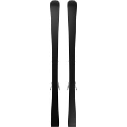 Salomon E S/MAX 8 carvingski med M10 GW L80-bindinger i sort og hvid
