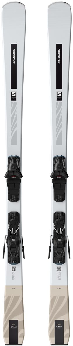 Salomon E S/MAX N°4 XT ski i Silver Gray Castelrock