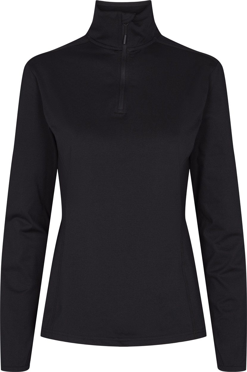 Mckinley Mio ½-Zip Midlayer Dame (Farve: Sort, Størrelse: 48)