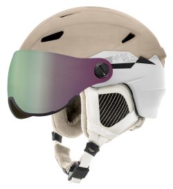 Relax Stealth skihjelm med visir og S2 linse