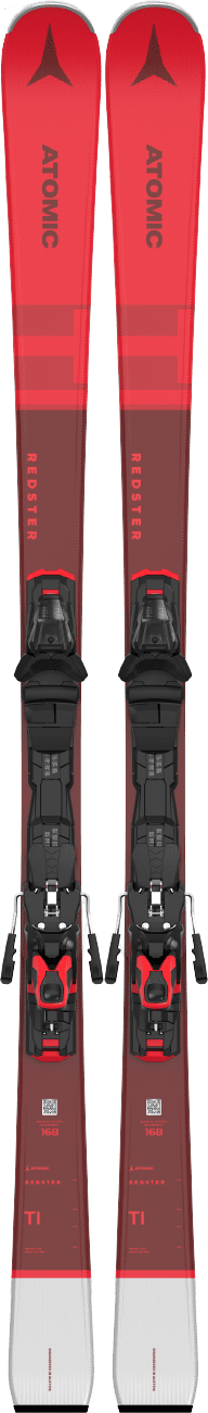 Atomic Redster Ti Ski Incl. M 12 Gw Binding (Farve: Rød, Størrelse: 154)