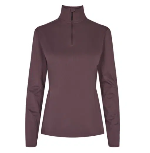 Mckinley Mio ½-Zip Midlayer Dame (Farve: Bordeaux, Størrelse: 50)