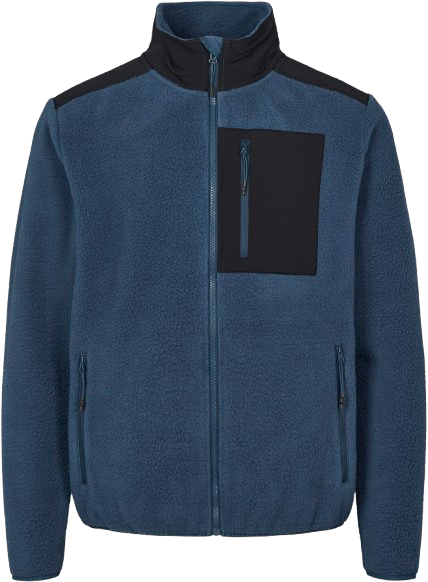 Mckinley Nomis Pile Fleece Jacket Herre (Farve: Mid Night/black, Størrelse: M)