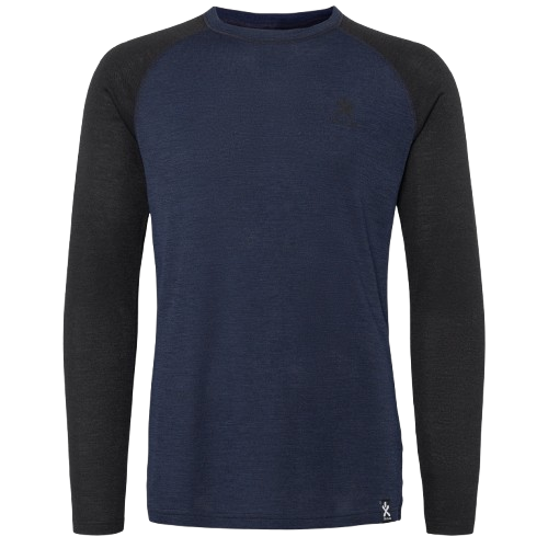 Bula Norm 50% Merino Uld Crew Trøje (Farve: Blå, Størrelse: L)