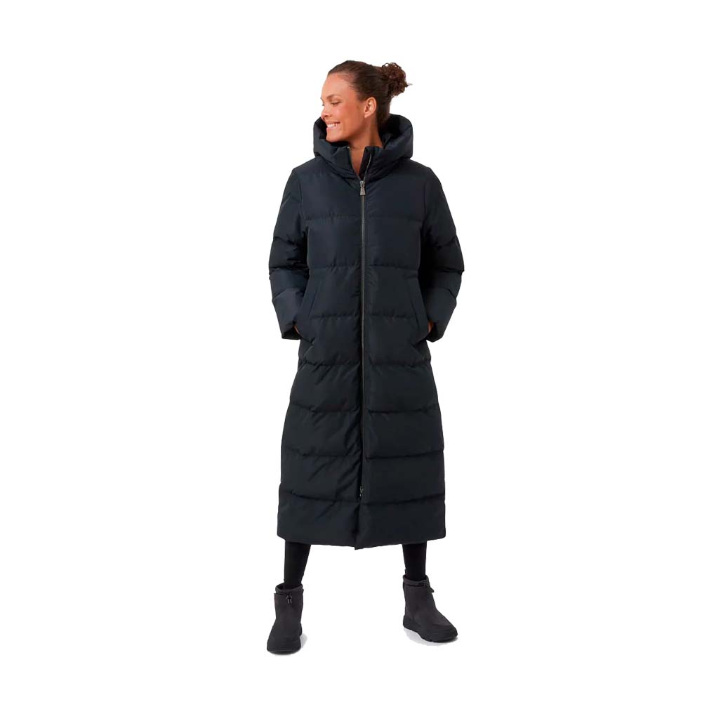 Mckinley Anna Purna Long Puffer Jakke Dame (Farve: Sort, Størrelse: 36)