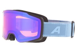 Alpina TAOS Q-Lite skibrille black smoke blue matt med S2 linse til ski i varierende vejr