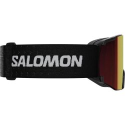 Salomon S/View SIGMA skibrille black med S2 poppy red spejllinse til ski i sol og overskyet vejr